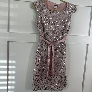 Venus sequin Blush cocktail dress